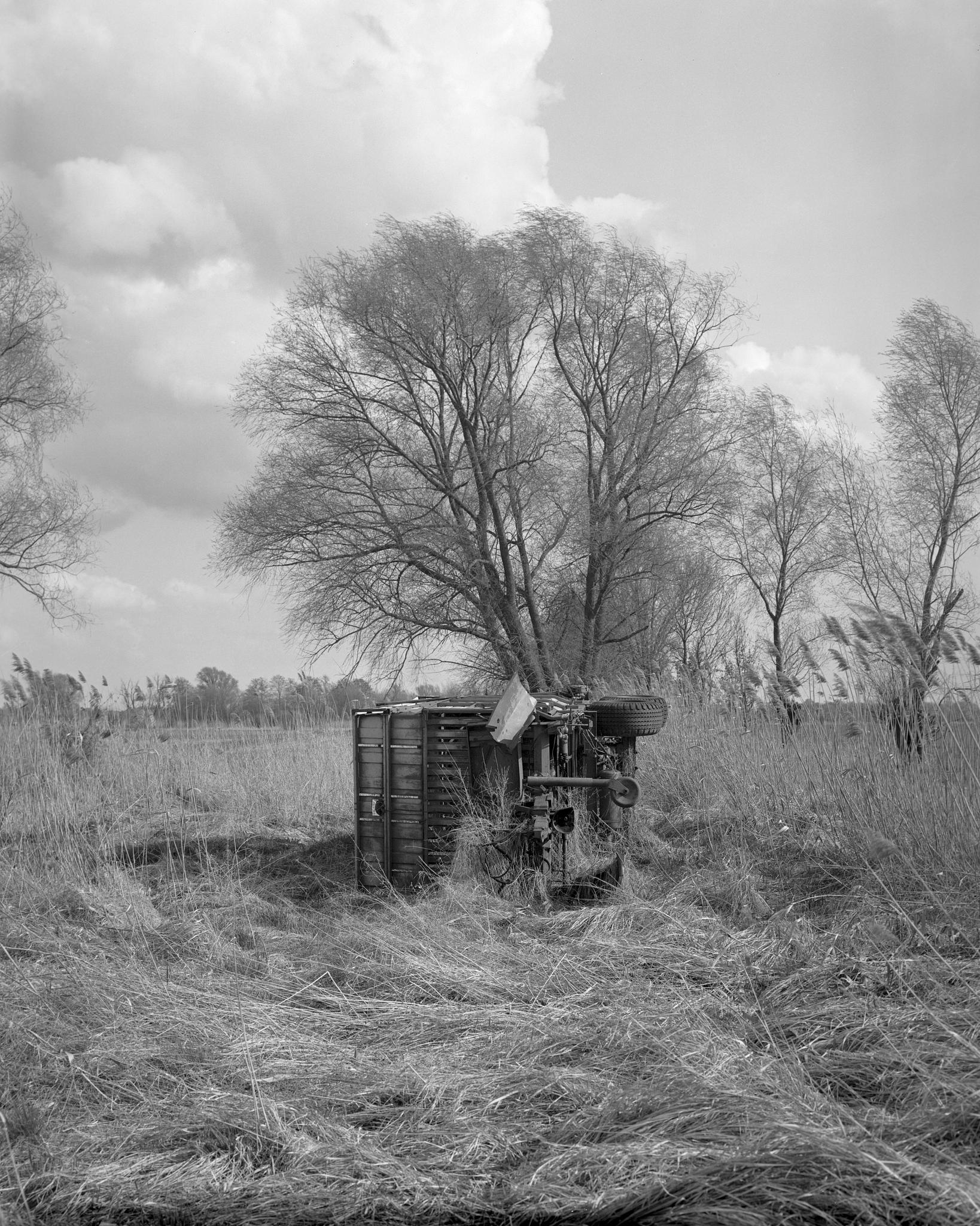 Umgefallener Wagen